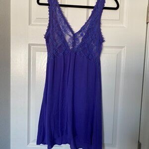 Periwinkle mini dress